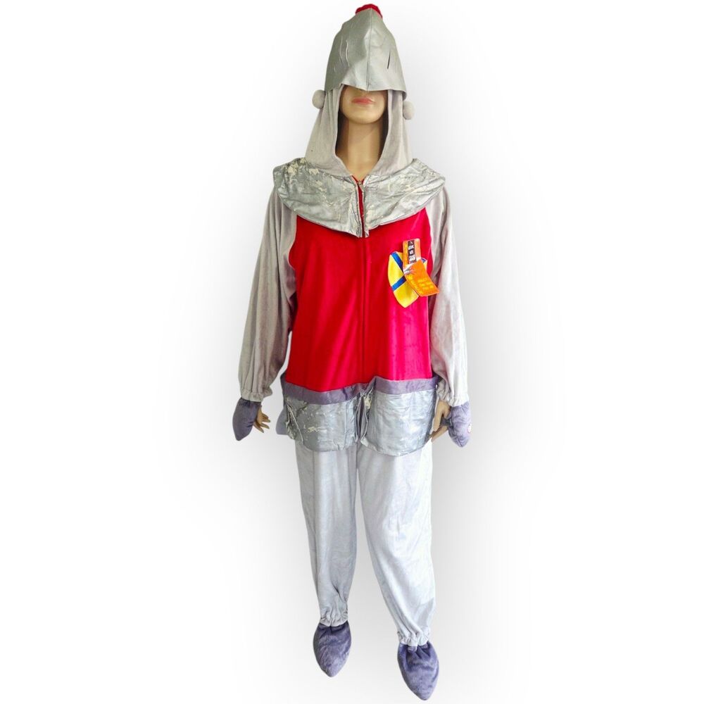 Knight Armour Costume One Piece Unisex Adult Halloween Outfit Caltoy Tags Sound